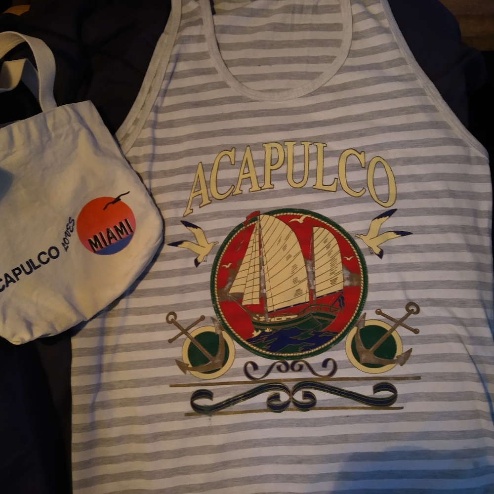 Acapulco Gold tank and tote